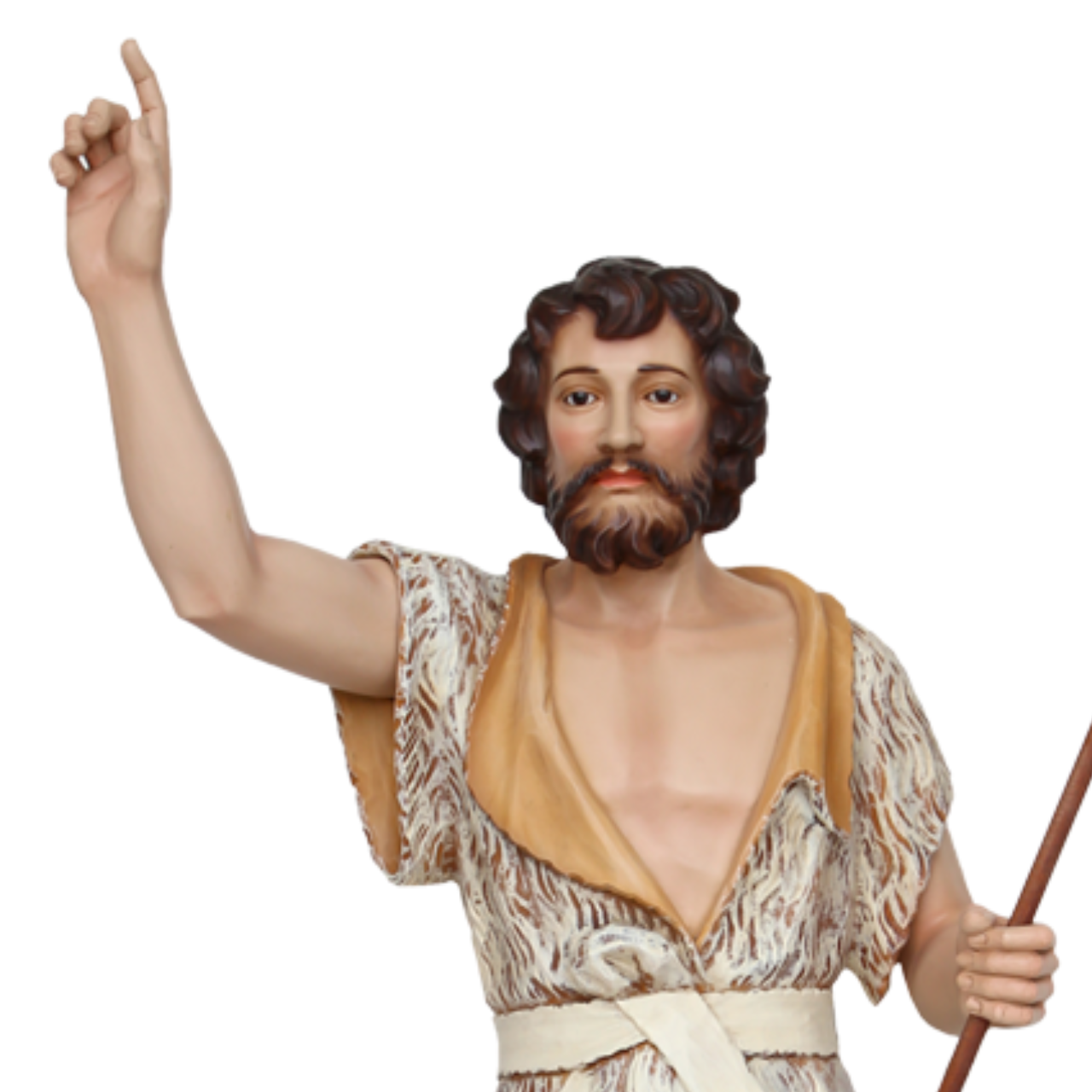 Statua San Giovanni Battista 100 cm in Resina
