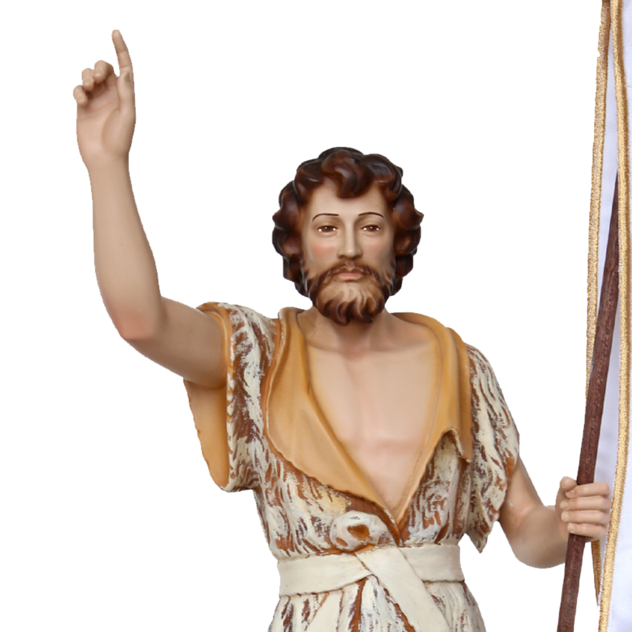 Statua San Giovanni Battista 41 cm in Resina
