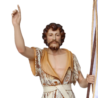 Statua San Giovanni Battista 41 cm in Resina