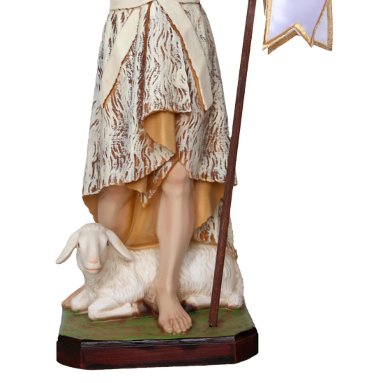 Statua San Giovanni Battista 41 cm in Resina