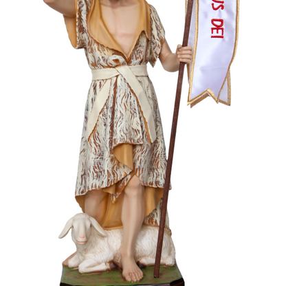 Statua San Giovanni Battista 41 cm in Resina