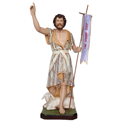 Statua San Giovanni Battista 60 cm in Resina