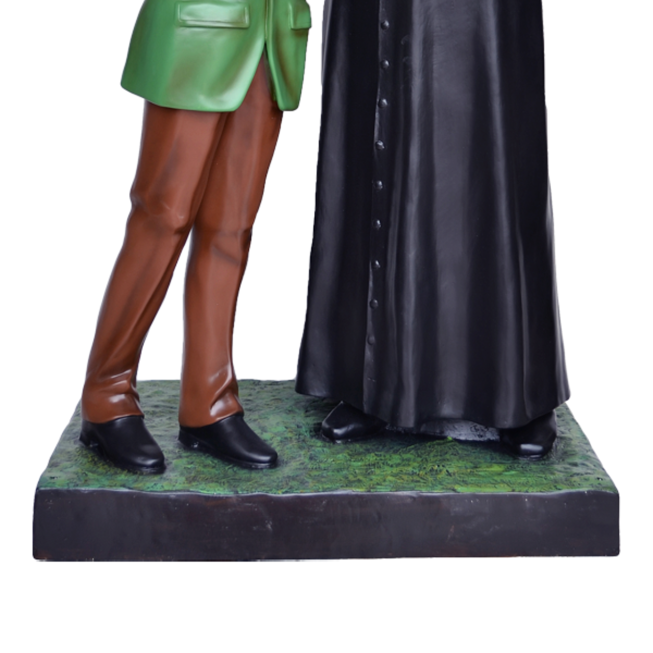 Statua San Giovanni Bosco con Domenico Savio 170 cm in Vetroresina