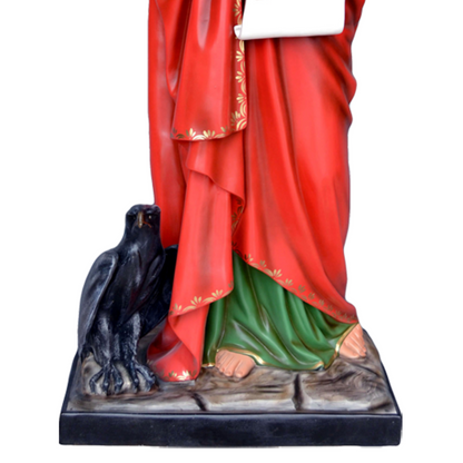 Statua San Giovanni Evangelista 155 cm in Vetroresina