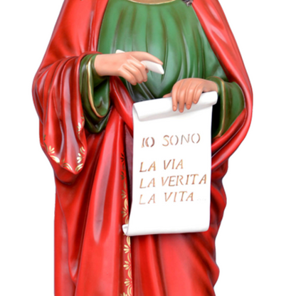 Statua San Giovanni Evangelista 155 cm in Vetroresina