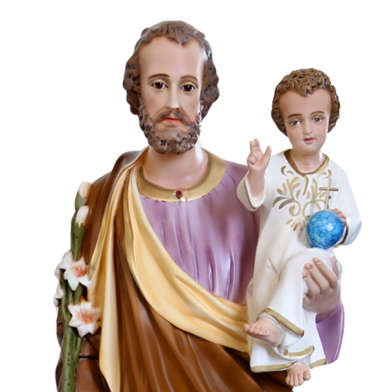 Statua San Giuseppe 100 cm in Resina