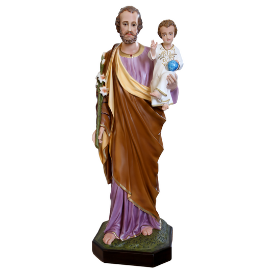 Statua San Giuseppe 100 cm in Resina