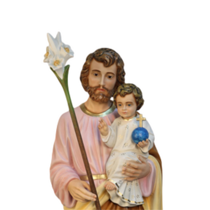 Statua San Giuseppe 115 cm in Resina