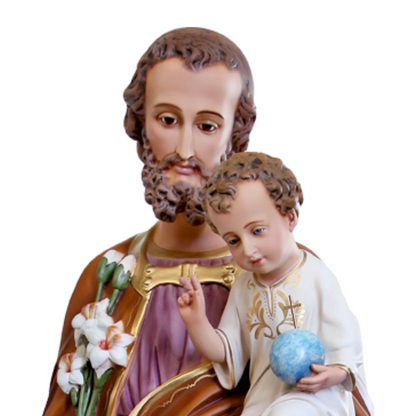 Statua San Giuseppe 130 cm in Resina