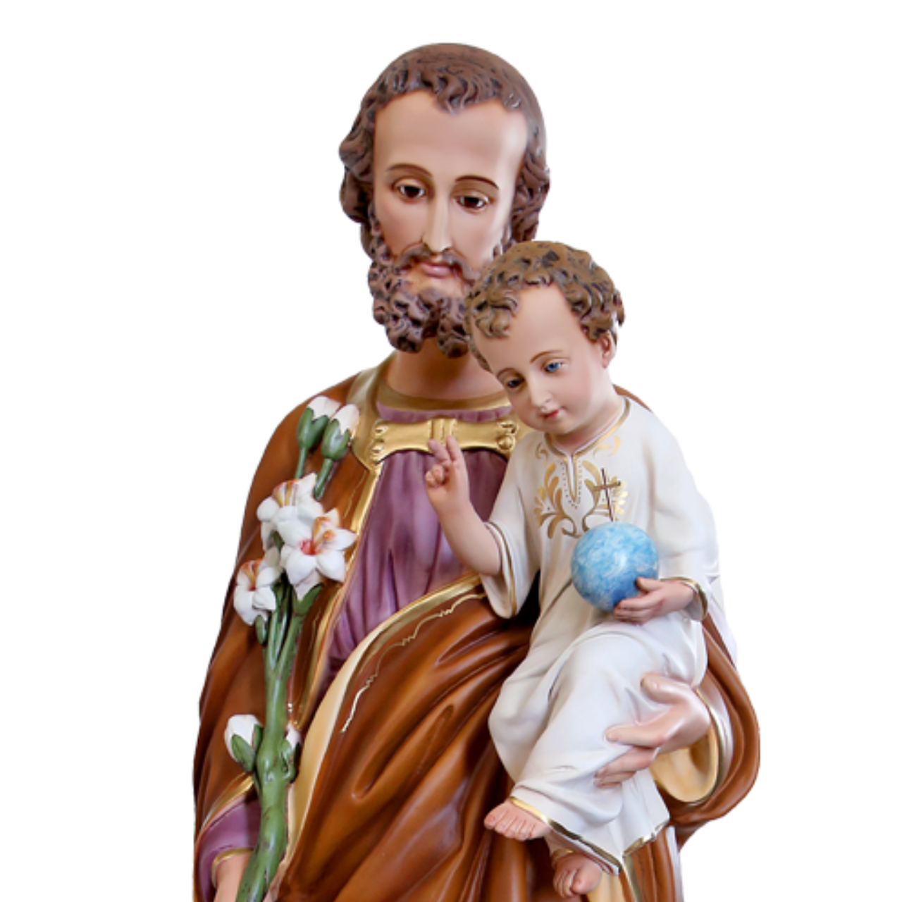 Statua San Giuseppe 130 cm in Resina