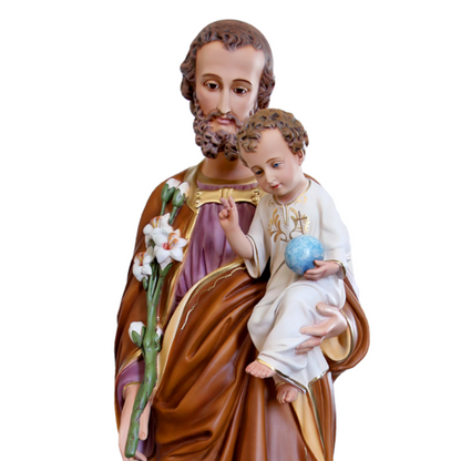 Statua San Giuseppe 130 cm in Resina
