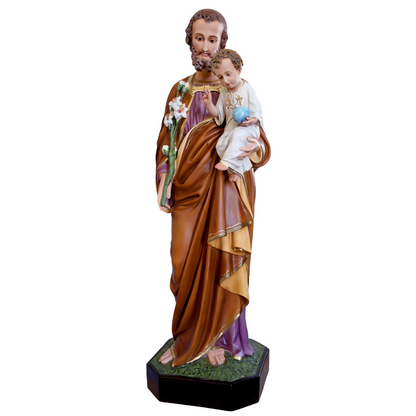 Statua San Giuseppe 130 cm in Resina