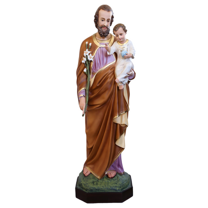 Statua San Giuseppe 160 cm in Vetroresina