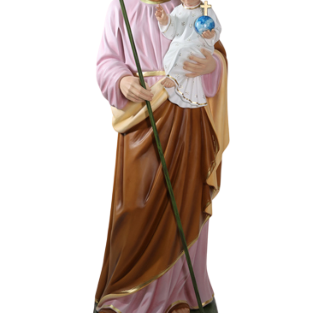 Statua San Giuseppe 175 cm in Vetroresina