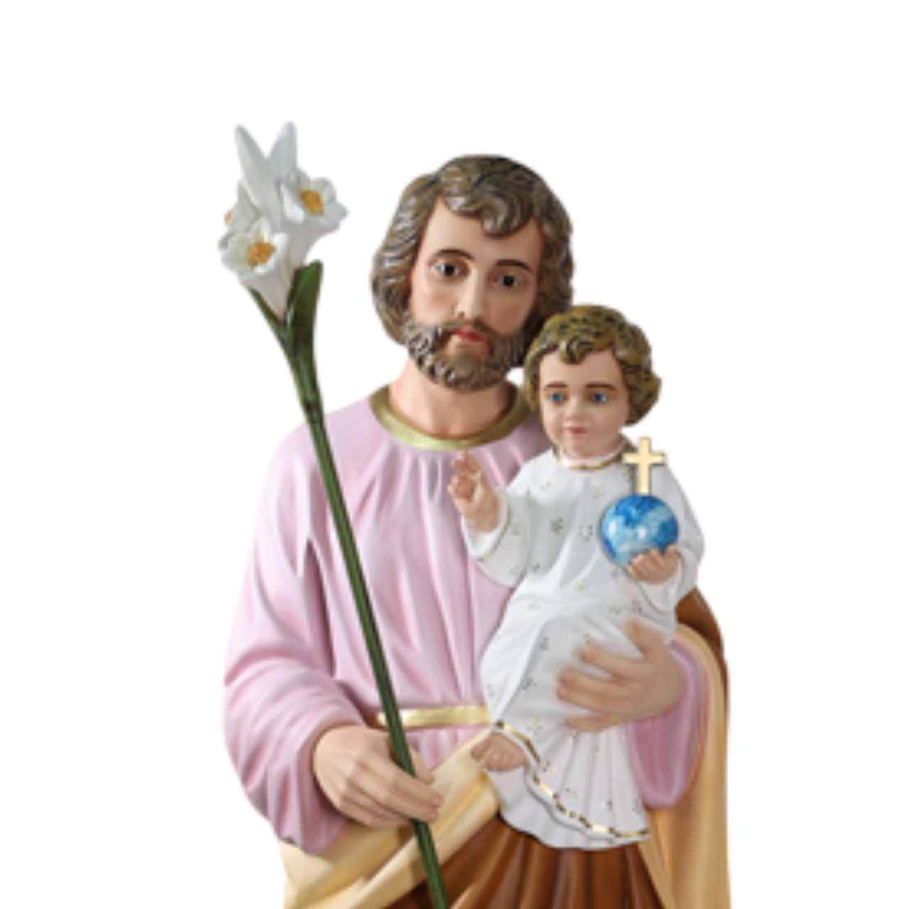 Statua San Giuseppe 175 cm in Vetroresina