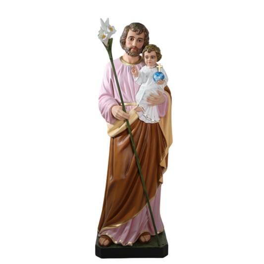 Statua San Giuseppe 175 cm in Vetroresina