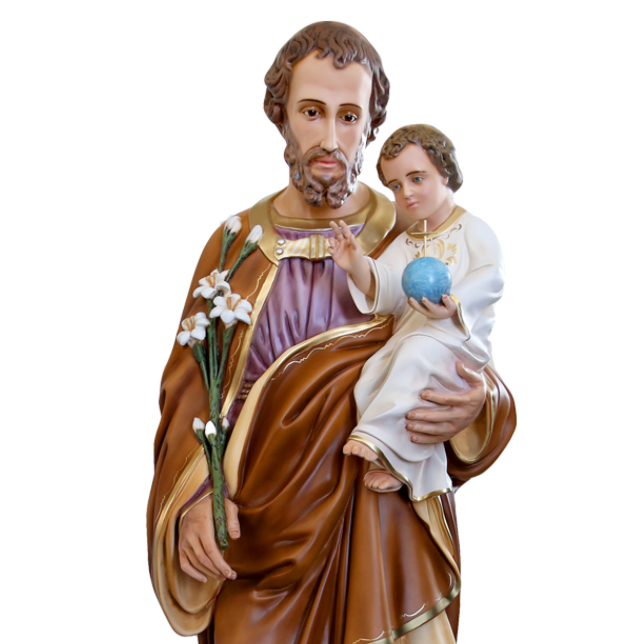 Statua San Giuseppe 180 cm in Vetroresina