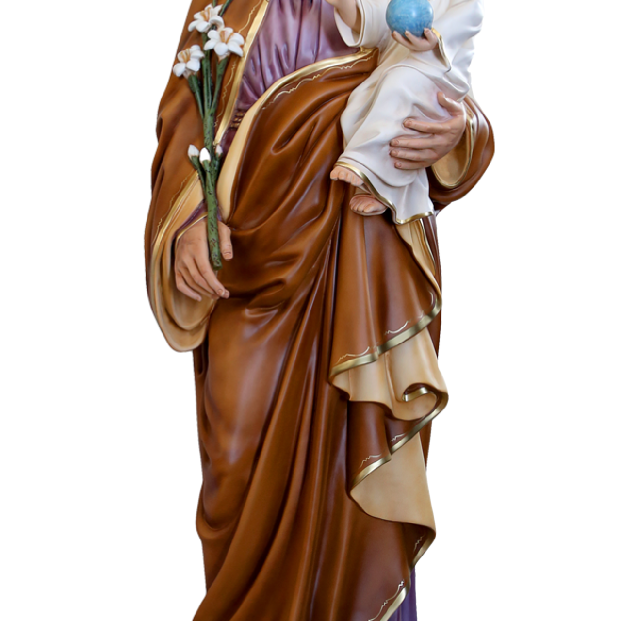 Statua San Giuseppe 180 cm in Vetroresina