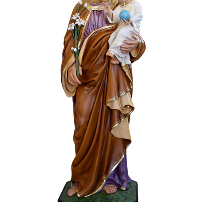 Statua San Giuseppe 180 cm in Vetroresina