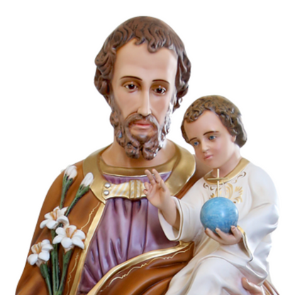 Statua San Giuseppe 180 cm in Vetroresina
