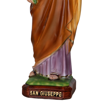 Statua San Giuseppe 30 cm in Resina Piena