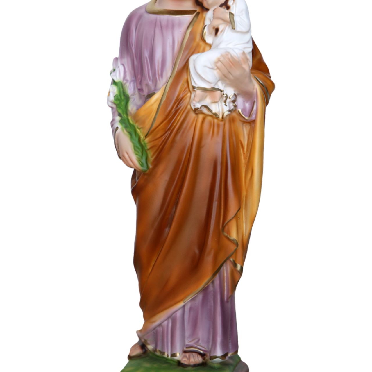 Statua San Giuseppe 30 cm in Resina Piena