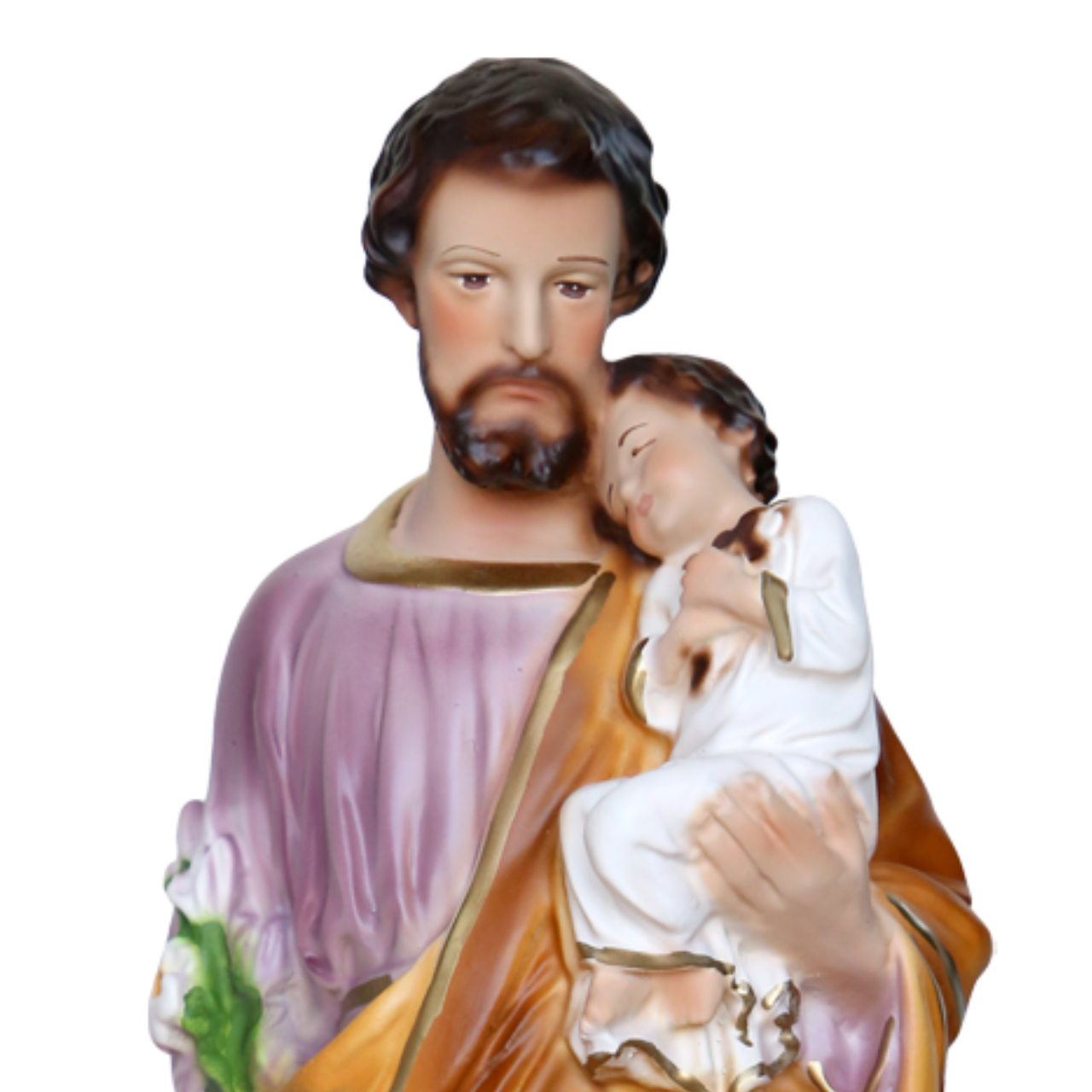 Statua San Giuseppe 30 cm in Resina Piena