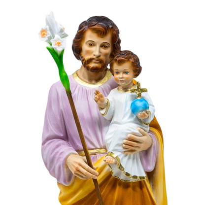 Statua San Giuseppe 31 cm in Resina