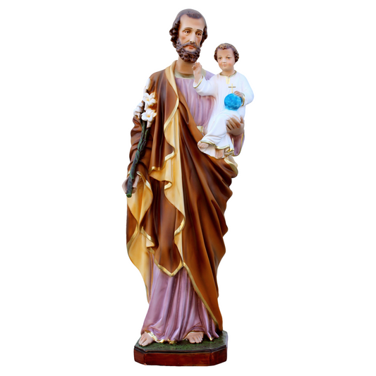 Statua San Giuseppe 70 cm in Resina