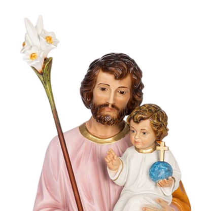 Statua San Giuseppe 80 cm in Resina