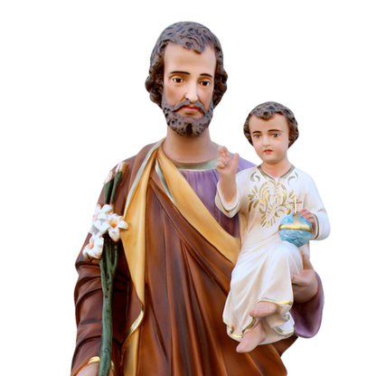 Statua San Giuseppe 85 cm in Resina