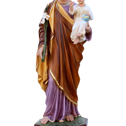 Statua San Giuseppe 85 cm in Resina