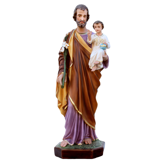 Statua San Giuseppe 85 cm in Resina