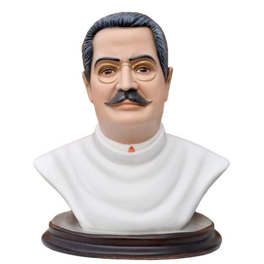 Statua San Giuseppe Moscati Busto 35 cm in Resina