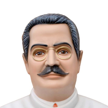 Statua San Giuseppe Moscati Busto 35 cm in Resina