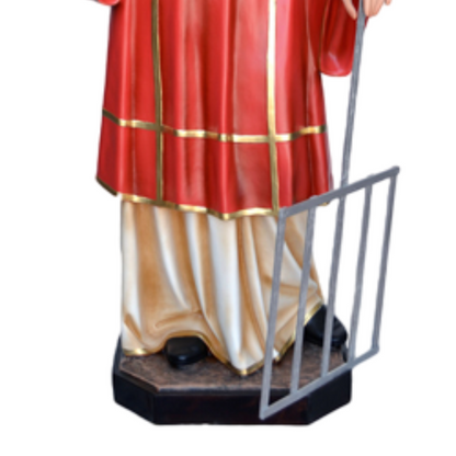 Statua San Lorenzo 160 cm in Vetroresina