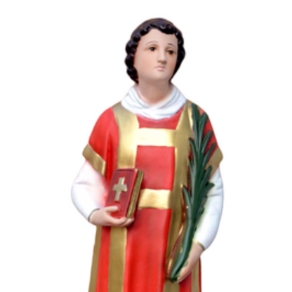 Statua San Lorenzo 45 cm in Resina