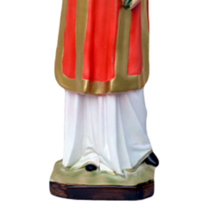 Statua San Lorenzo 45 cm in Resina
