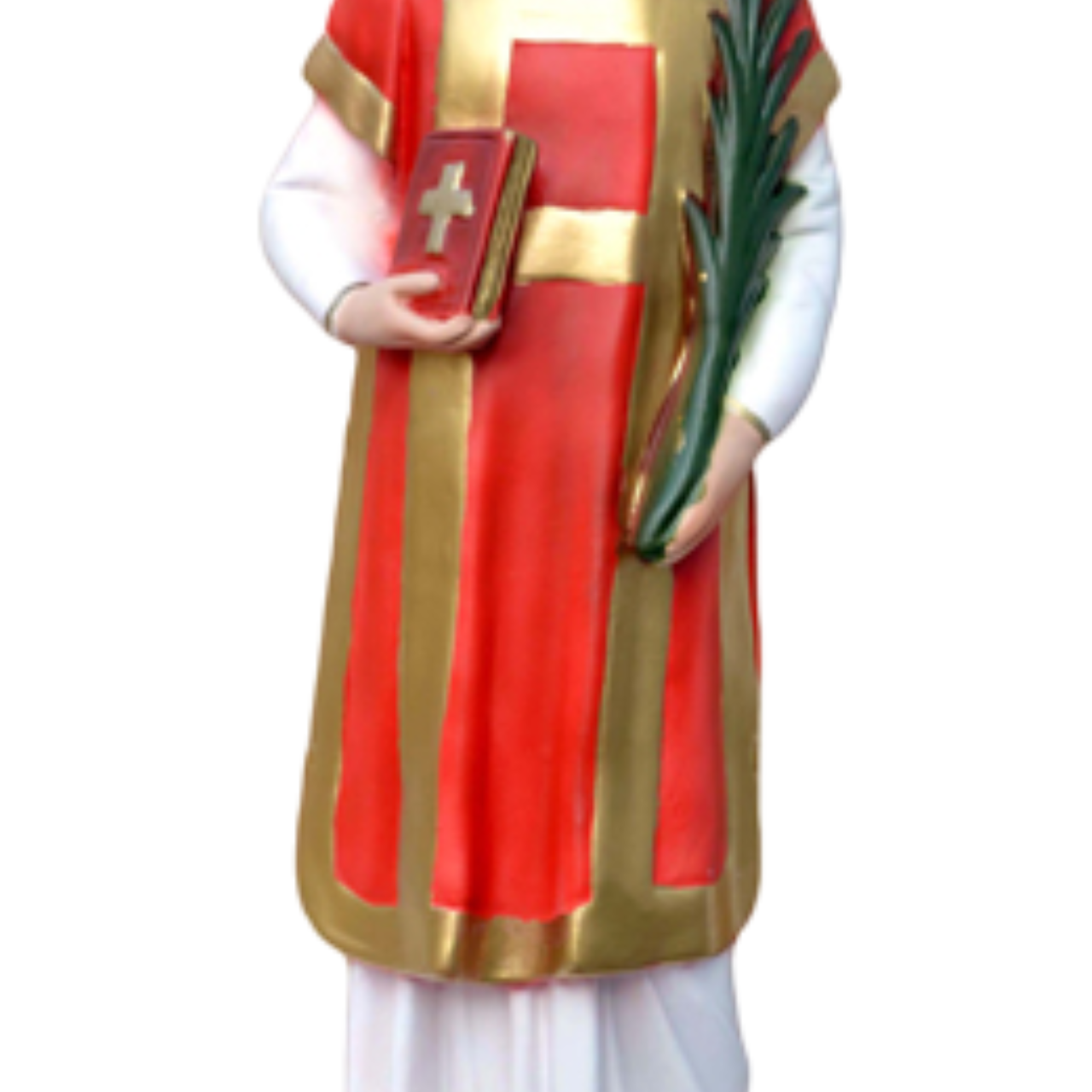 Statua San Lorenzo 45 cm in Resina