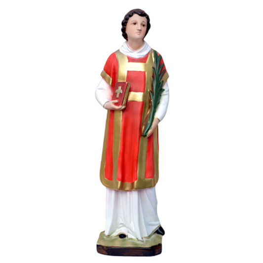 Statua San Lorenzo 45 cm in Resina