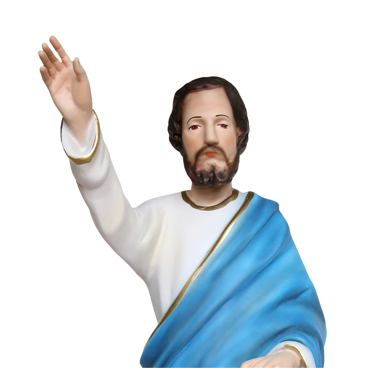 Statua San Luca Evangelista 40 cm in Resina