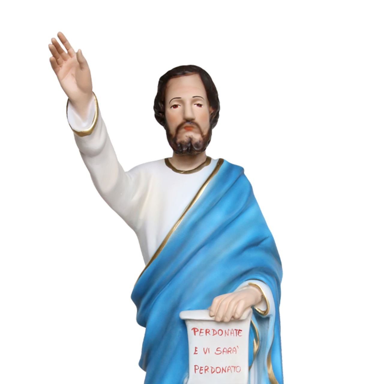 Statua San Luca Evangelista 40 cm in Resina