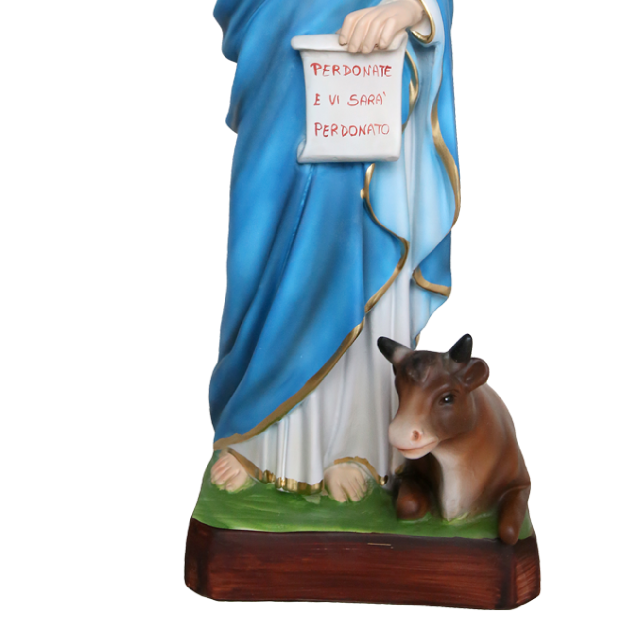 Statua San Luca Evangelista 40 cm in Resina
