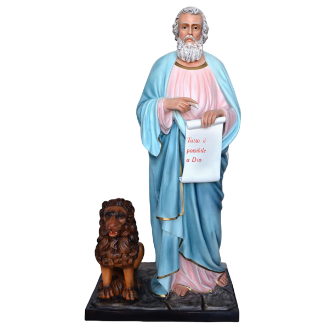 Statua San Marco Evangelista 160 cm in Vetroresina