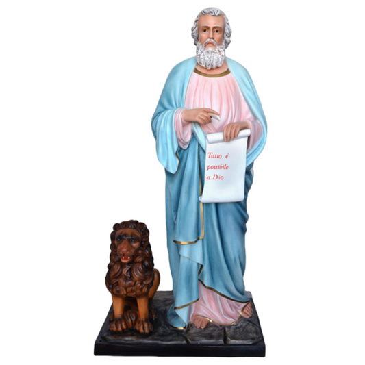 Statua San Marco Evangelista 160 cm in Vetroresina