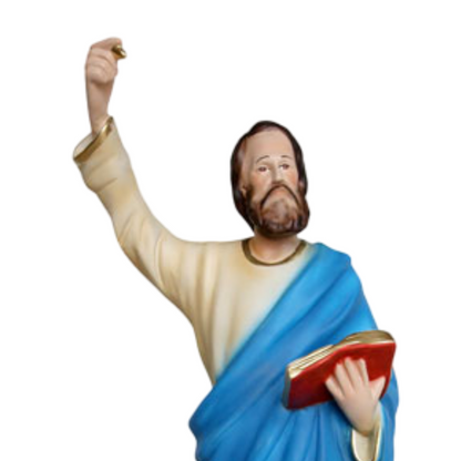 Statua San Marco Evangelista 40 cm in Resina