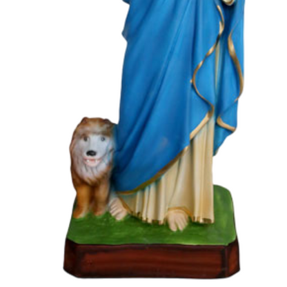 Statua San Marco Evangelista 40 cm in Resina