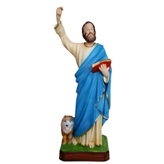 Statua San Marco Evangelista 40 cm in Resina