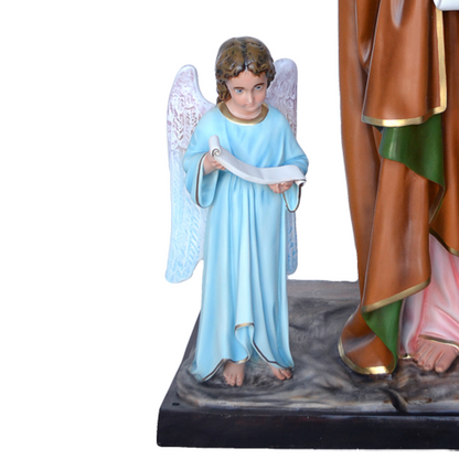 Statua San Matteo Evangelista 160 cm in Vetroresina