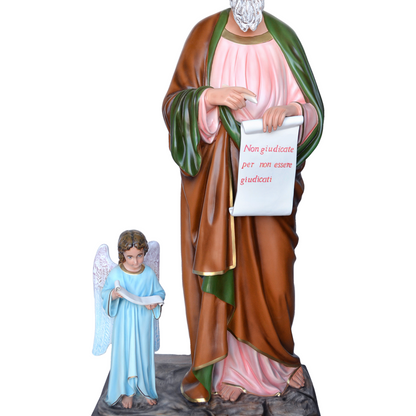 Statua San Matteo Evangelista 160 cm in Vetroresina
